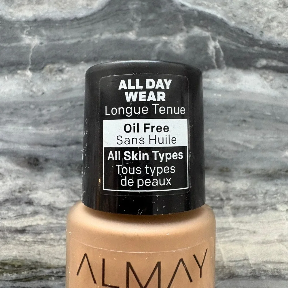 Almay Skin Perfecting Comfort Matte Foundation 180 Neutral Toasty Beige 1oz
